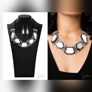 Rivalry Necklace With Matching Earrings